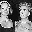 1965, with Angie Dickinson, at a party for 'I Saw What You Did.'