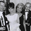 At the 4/5/65 Oscars with Rex Harrison, Audrey Hepburn, and George Cukor.