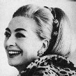 6/30/67, in her 5th Avenue apartment. Publicity for Alixandre furs' 40th anniversary.