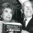 October 6, 1970. With Maurice Chevalier at his book signing. (Thanks to James Bruce.)