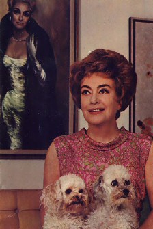 1970, at her Imperial House 22-G apartment. The cover photo for her 1971 book 'My Way of Life.'