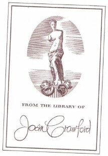 Joan's personal bookplate.