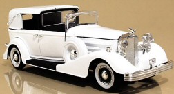 6-in. diecast model of Joan's specially made 1933 V-16 Cadillac Town Car by Fleetwood. The actual car was purchased at Hillcrest Motors in LA, where as of 1973 it's resided as part of that co.'s historic auto collection.