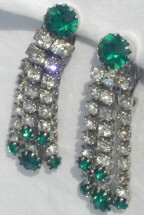 Crystal earrings being auctioned off online in Feb. '05 starting at $250.