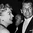 1958, with Richard Egan at unknown event.