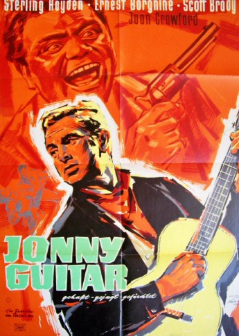 1959. German re-release poster for 'Johnny Guitar.'