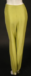 A pair of '60s Pucci pants, in chartreuse silk.