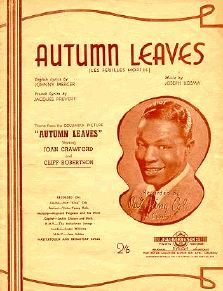 autumn leaves arranged by peter blair