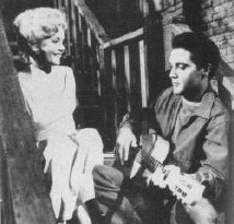 Elvis with Tuesday Weld in 1961's 'Wild in the Country.'