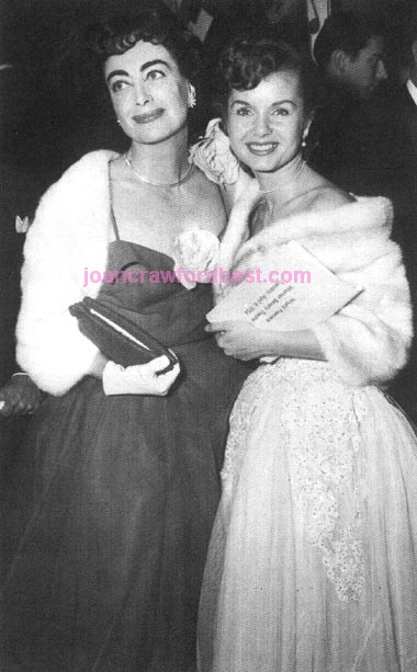 4/6/54. With Debbie Reynolds at unknown premiere.